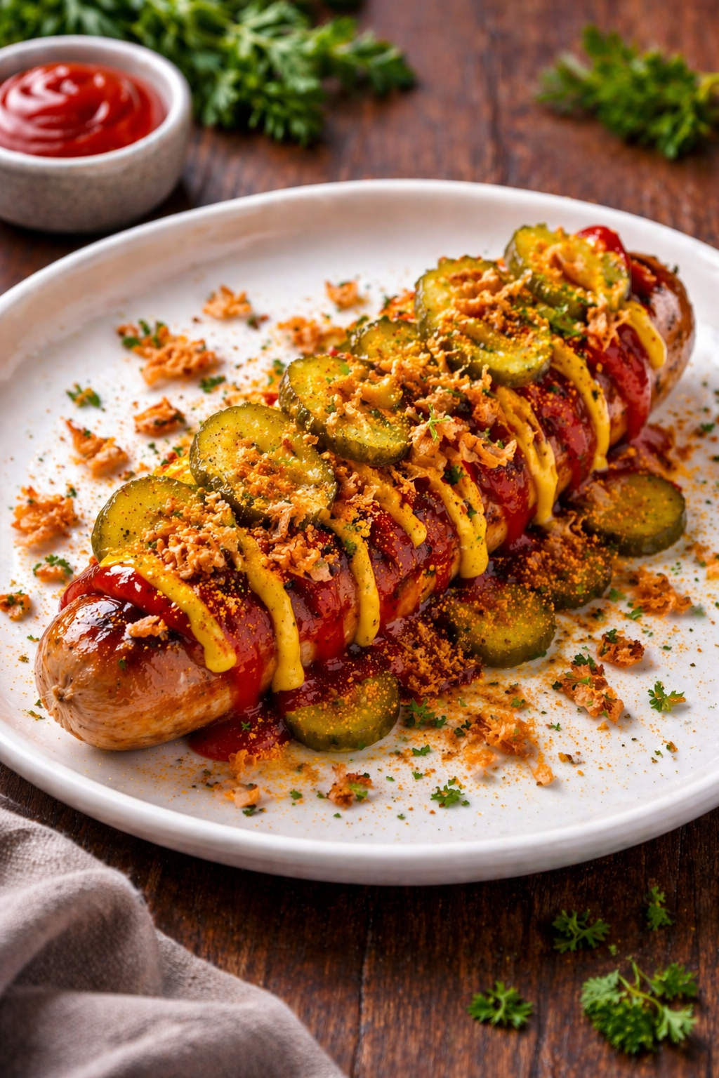 Currywurst Hot Dog Style